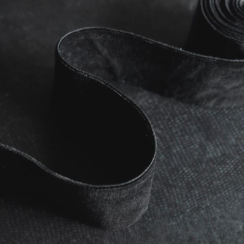 多规格双面绒带单面弹力绒带丝绒植绒带DIY手工装饰带服装辅料