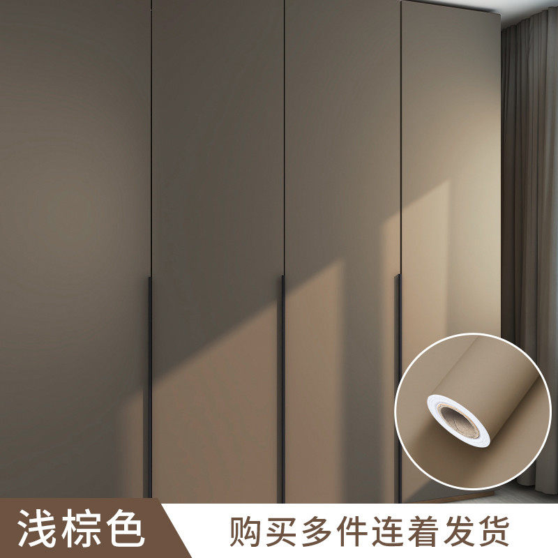 56pc加厚肤感膜贴纸衣柜柜子柜门桌面贴膜橱柜改色旧家具门贴翻新