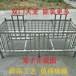 厂家直销鸡笼子家用大号宠物笼养殖不锈钢笼养不锈钢鸡笼鸡舍鸭笼
