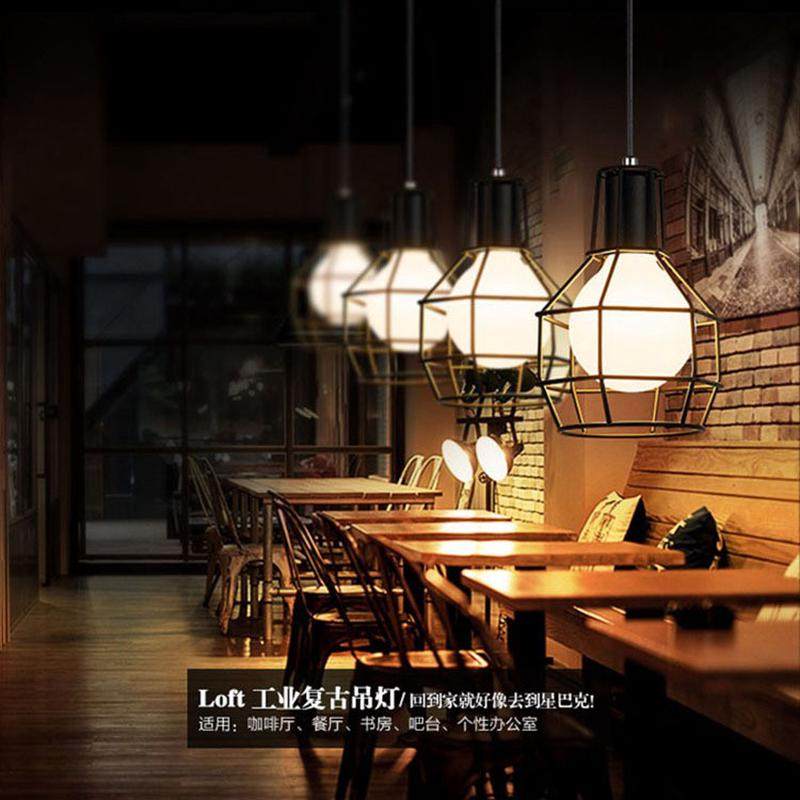 铁艺多头天女散花蜘蛛吊灯 loft吧台服装店茶馆客厅酒吧创意吊灯