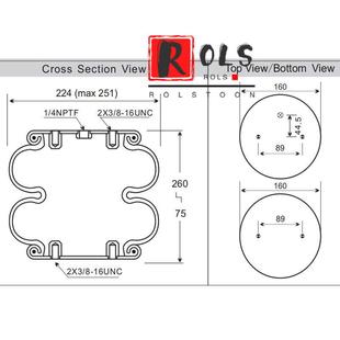 2022b 2b5248两层气囊空气弹簧fd200 19ci减震气囊578