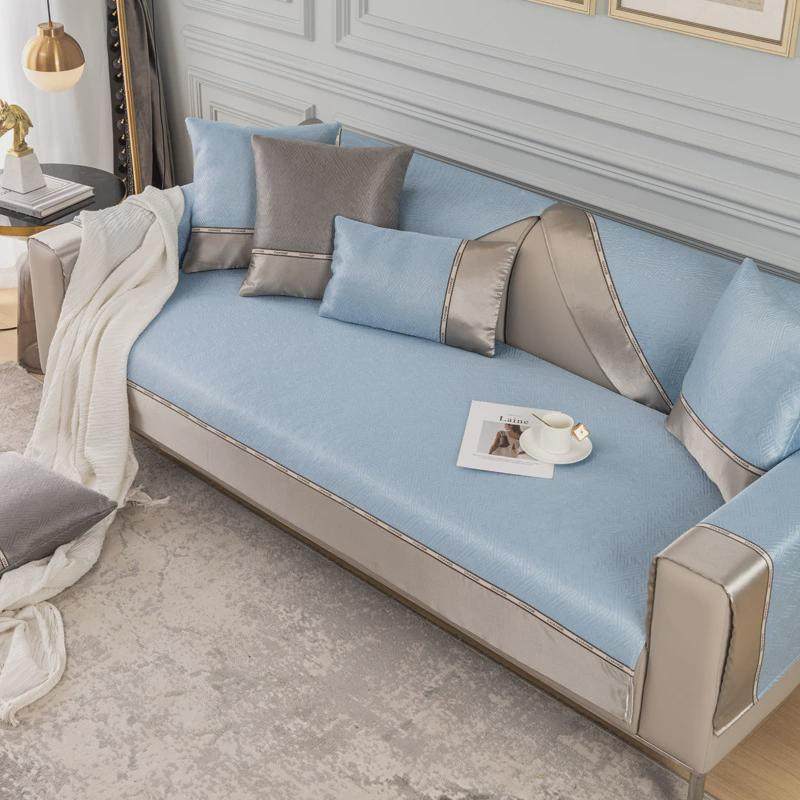 可订冰丝沙发垫夏季罩盖凉席垫冰藤坐垫防滑新款2024套夏天款新品,居家布艺,沙发垫,淘宝优惠券,粉丝福利购,淘宝优惠卷