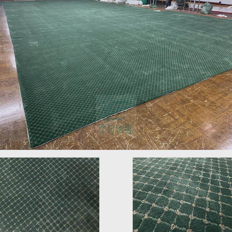 手工腈纶羊毛混纺工程大面积家用卧室酒店走廊会议室满铺地毯工厂