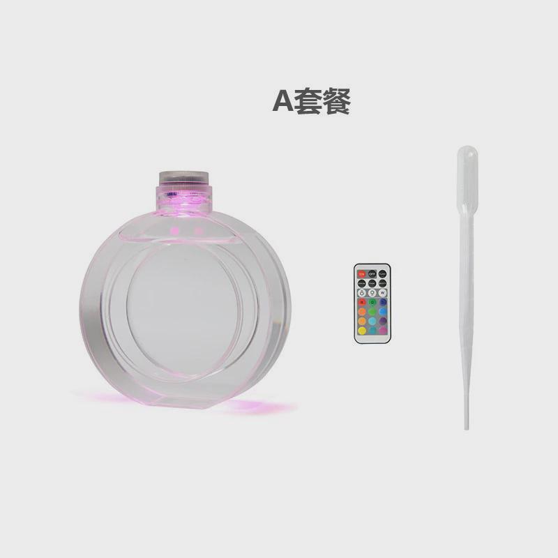 水母斗鱼专用缸亚克力小型家用客厅创意造景生态迷你高桌面摆件透