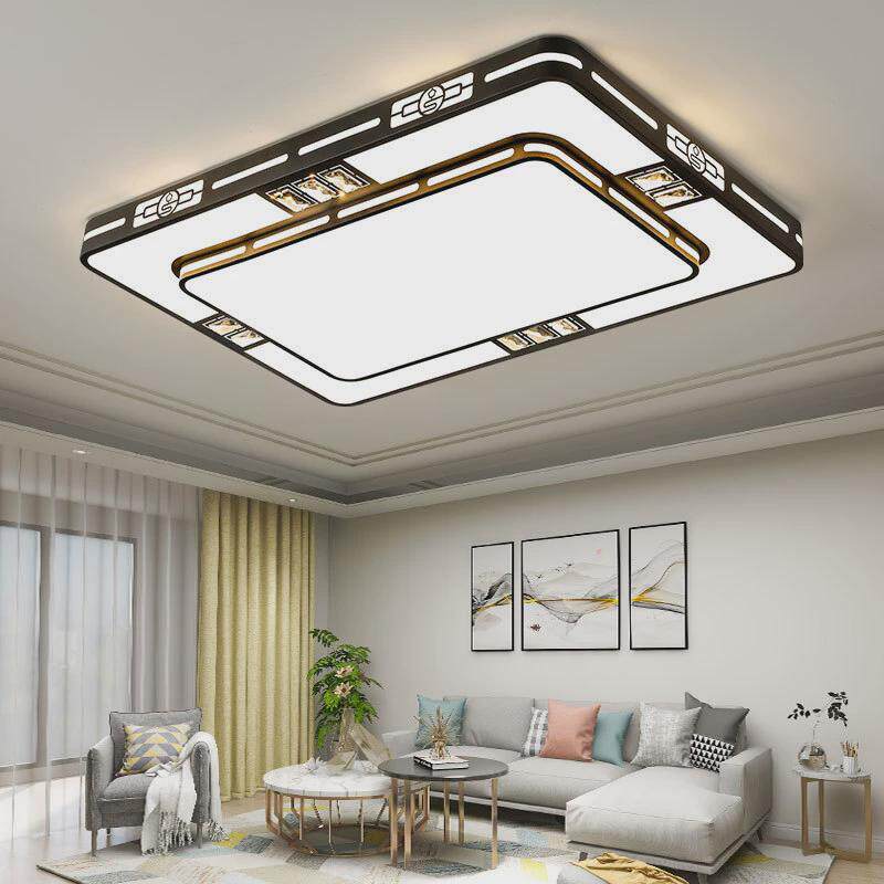 LED吸顶灯客厅灯长方形现代简约全屋套餐灯具自由搭配组合卧室灯