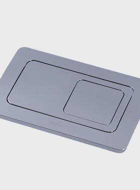 to手动隐藏式水箱配件面板电镀表面按钮开关坐便器水箱工作