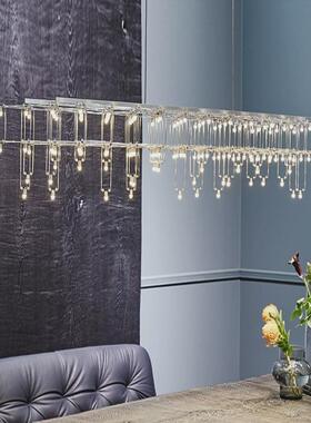 北欧餐厅吊灯餐桌灯饭厅现代简约轻奢创意个性萤火虫吧台前台灯具