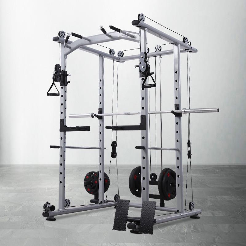 深蹲架框式龙门架商用健身房卧推架家用自由杠铃架专业多功能器材