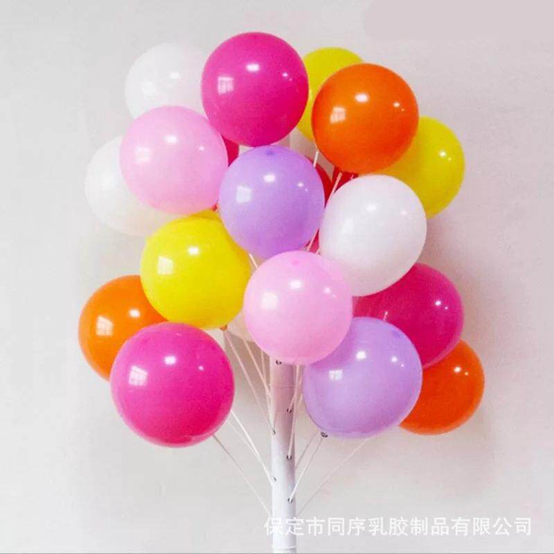 插气球展示架放地落地推街卖支架杆管子底座套装便携可卸圣诞树