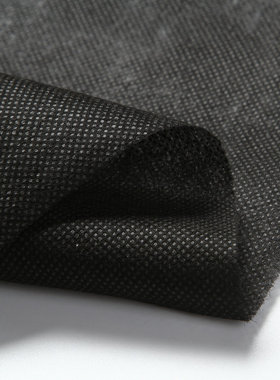 厂家发货一件40kg黑色白色pp无纺布聚丙烯长丝粘丙纶纺无纺布