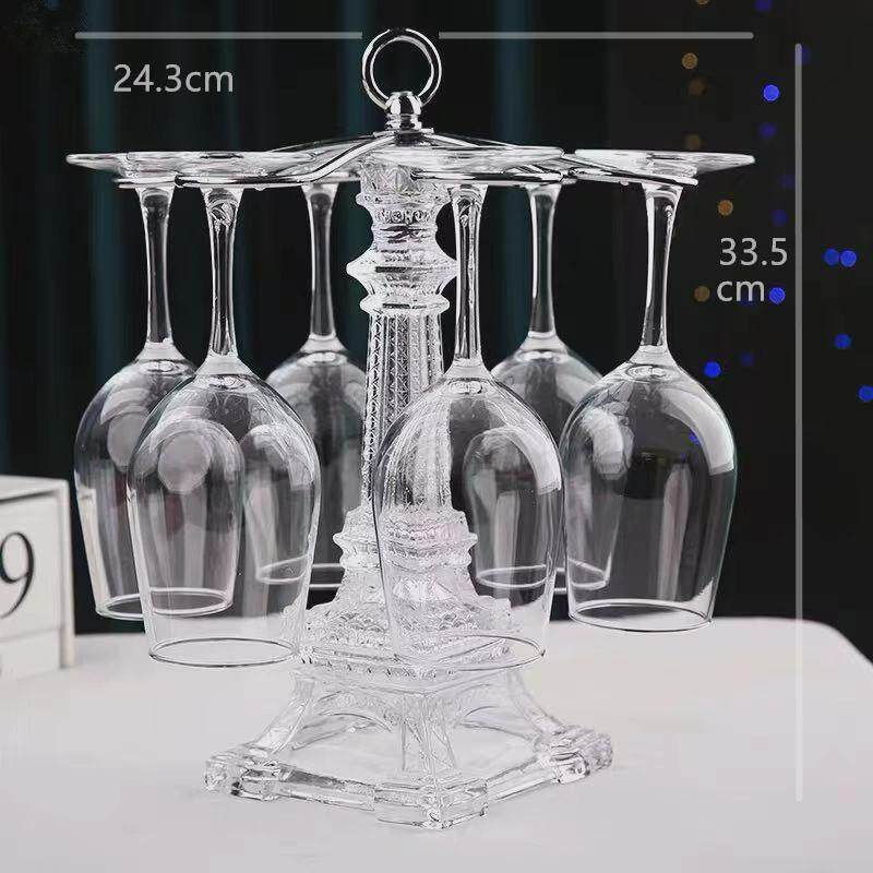 创意水晶红酒杯架塔欧式红酒杯架家用高脚杯架挂杯架红酒杯套装图片