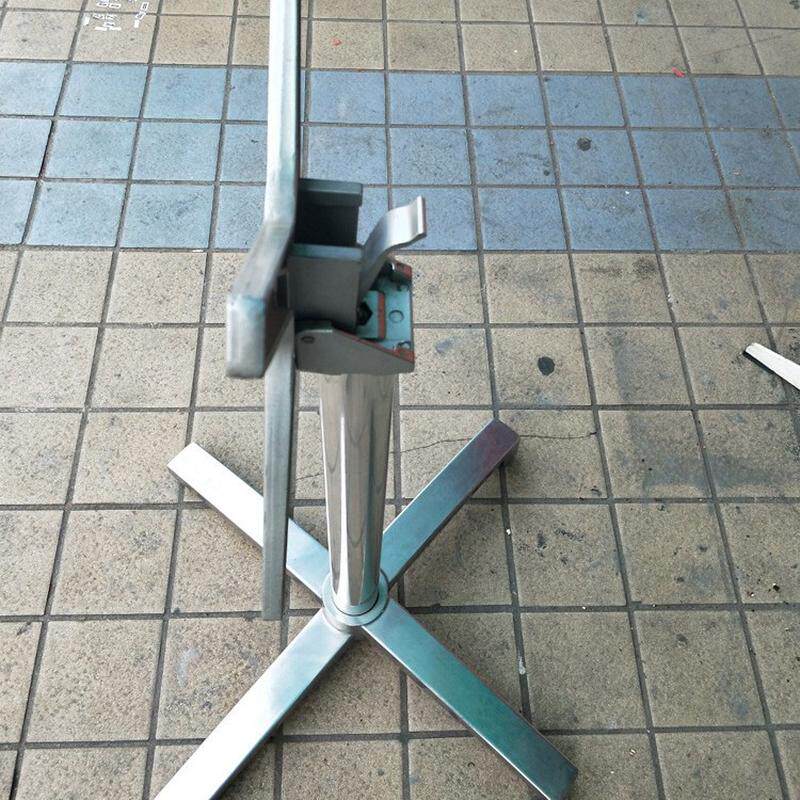 户外餐厅咖啡厅脚架铝合金桌脚高低插叠台可折叠金属支架休闲桌腿