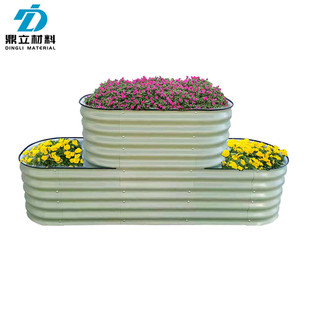 金属组合户外花盆景观花钵售楼部酒店商业街种植箱花槽直销