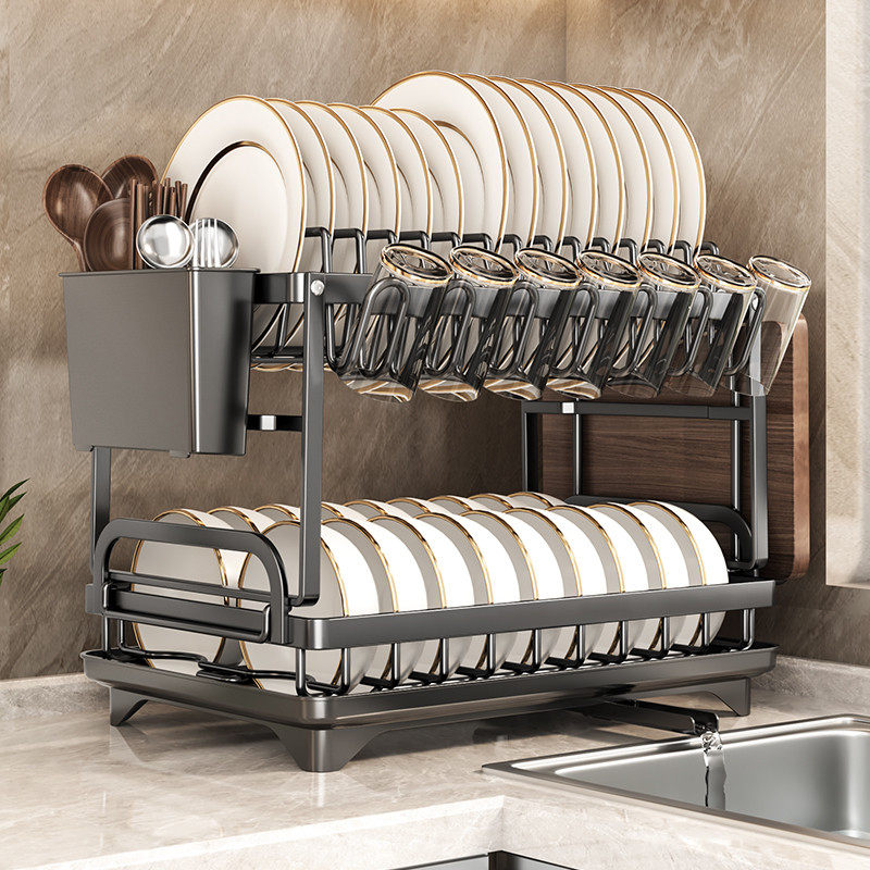 自沥水碗碟收纳架厨房置物架台面放碗架子沥水碗筷碗架碗盘沥水篮,厨房/烹饪用具,碗架,淘宝优惠券,粉丝福利购,淘宝优惠卷