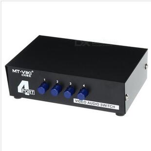 AV切换器 音视频分配器 四进一出 4进1出 三进 音频切换器 转换器