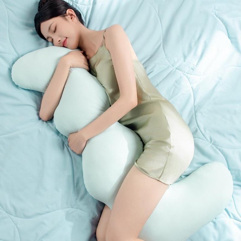 抱枕女生睡觉夹腿侧睡孕妇侧卧枕长条床上夏凉感长可拆洗