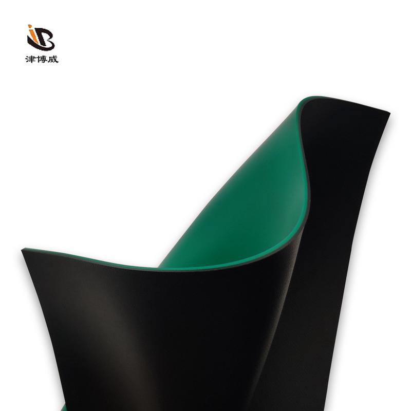 重庆铜丝静电橡胶板5mm夹导黑色导静电橡胶板工作台抗静电胶皮2mm