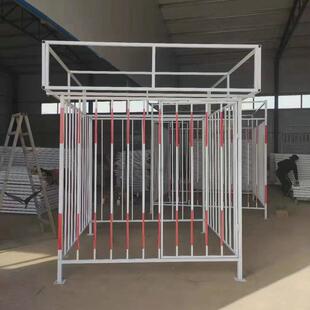 建筑工地布线箱防护门施工变压器护栏门户外通道双层配电箱防护棚