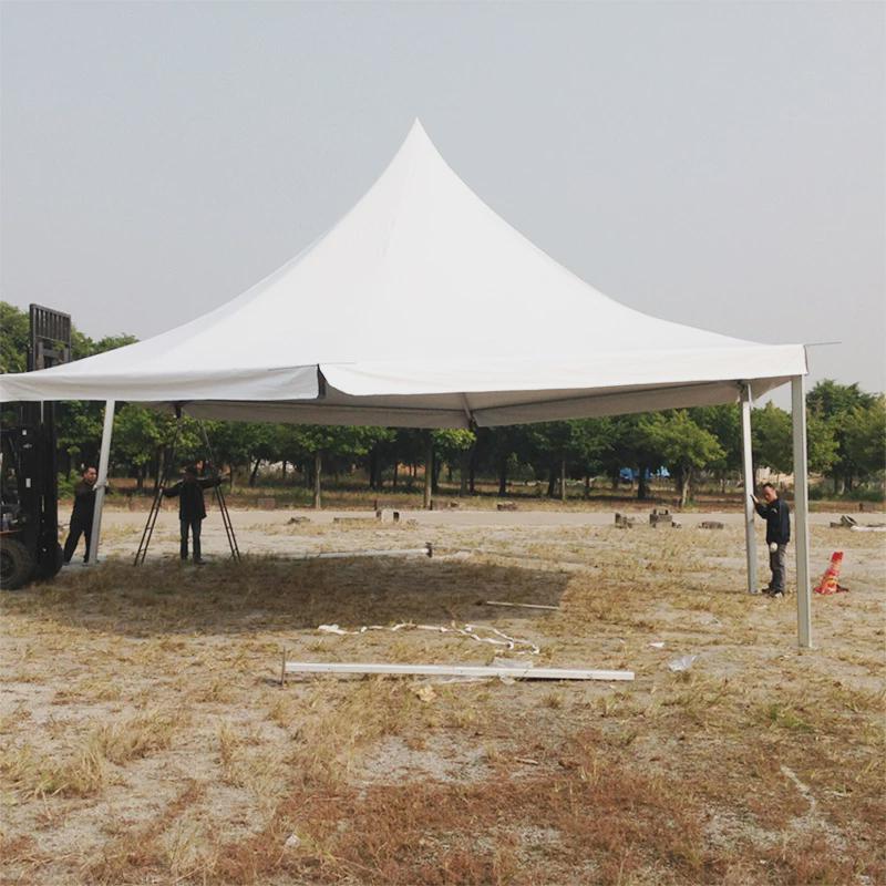 户外展览篷移动美食节景区活动篷房展棚尖顶帐篷六边锥顶大棚