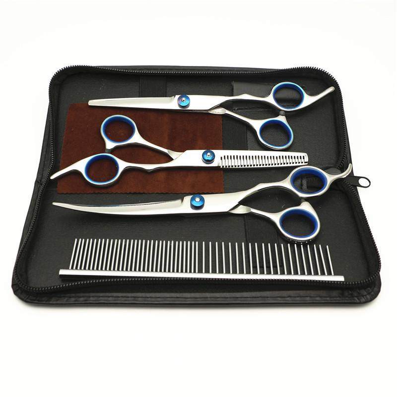 宠物剪刀7寸彩色宠物美容套装狗狗剪毛工具直剪弯剪排梳组合,宠物/宠物食品及用品,其他美容护理用品,淘宝优惠券,粉丝福利购,淘宝优惠卷