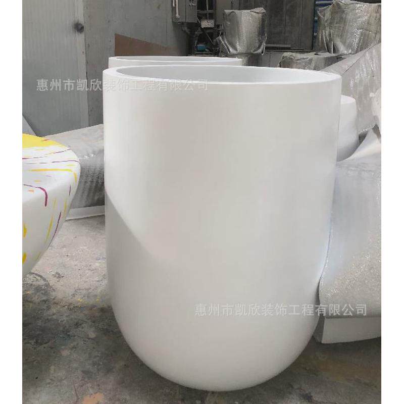 玻璃钢花盆组合落地商场花钵创意花瓶户外种植池酒店花槽美陈厂家