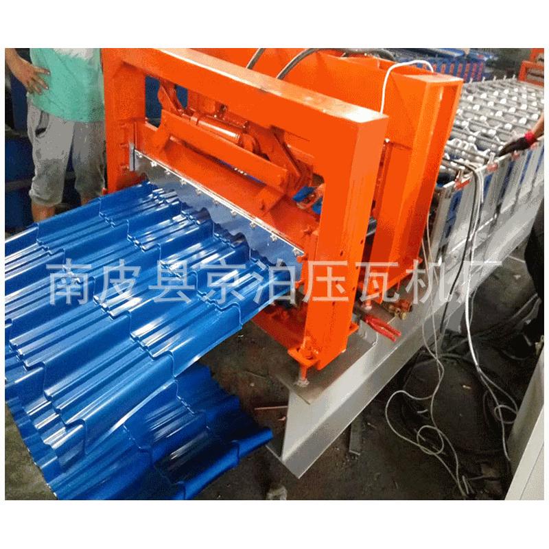 瓦828800琉璃瓦压瓦机屋顶板彩钢瓦设备加宽840数控压全自动机