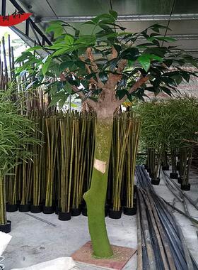 红树林厂家供应仿真橡胶树绿色植物造景植物装饰盆栽摆件