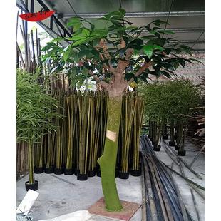 红树林厂家供应仿真橡胶树绿色植物植物造景装饰盆栽摆件