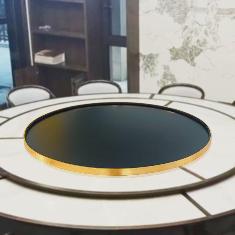 圆盘底盘沙盘底座圆桌转盘装饰摆件托盘餐桌盆景中间空盘景观花盆