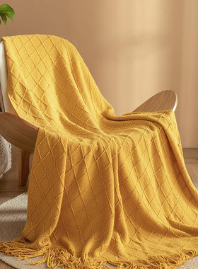 nn0i黄色系四季通用沙发套罩全包套风格沙发盖布搭巾全盖沙发巾垫