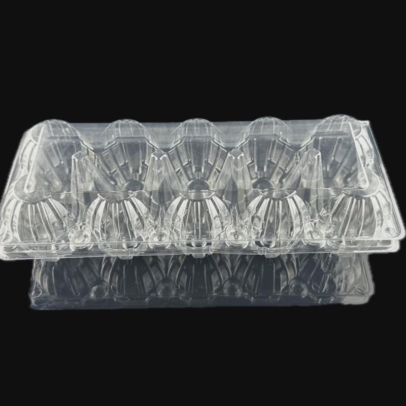 透明pet吸塑10枚装中号大号土鸡蛋蛋壳土鸡托厂家直销100个包邮