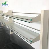 钢玻试剂架架铝玻试剂架置物架子边台试剂架仪器架烧杯器皿实验室