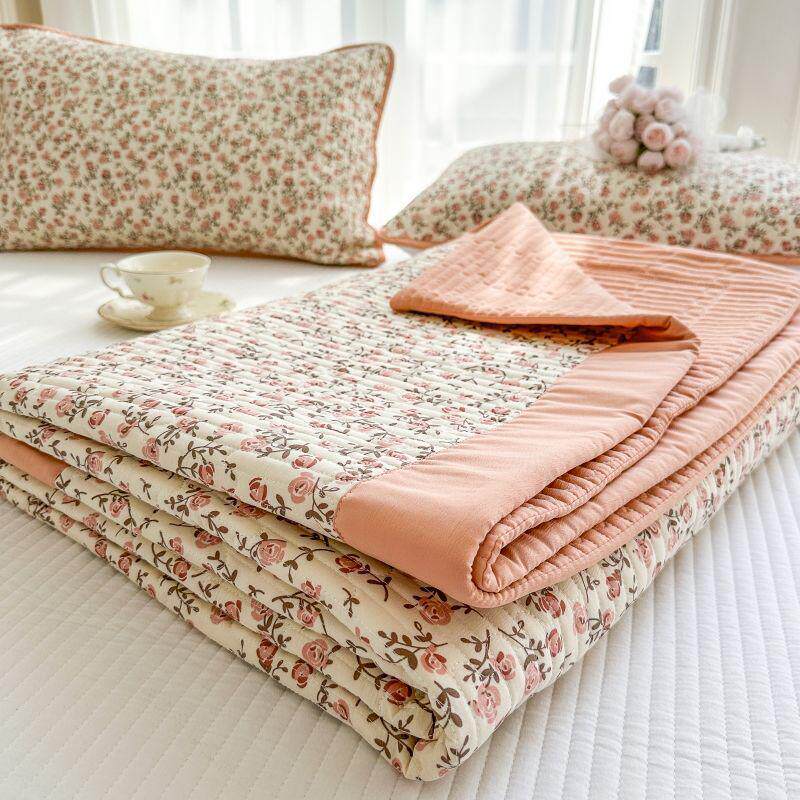 床盖新款风三件套加厚夹棉床单单件榻榻米铺盖毯炕单四季通用四季