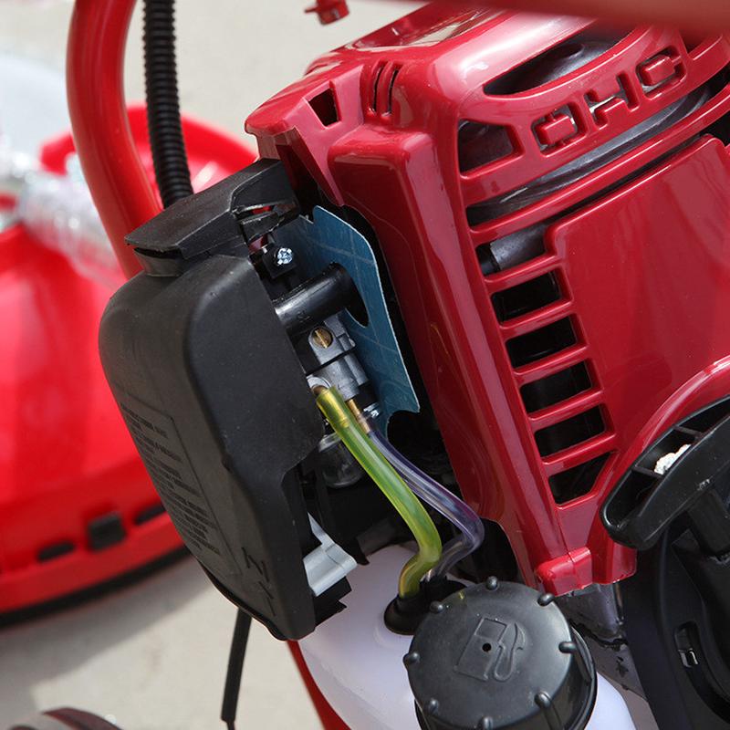 农用手持割草机小型家用轻便汽油草坪机手推式除草机松土开沟厂家