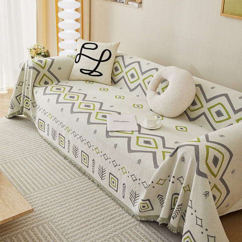 简约现代波西米亚雪尼尔沙发巾小清新盖布四季通用全包万能沙发套,居家布艺,沙发垫,淘宝优惠券,粉丝福利购,淘宝优惠卷