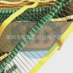 1w0510 153k棕插橙銀1000個直綠繞線電感 15mh色環(huán)電感al0510