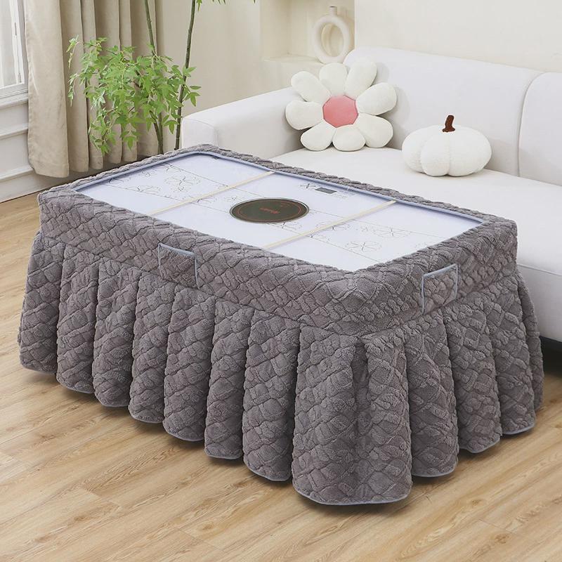 烤火桌子罩套长方形火炉桌罩套加厚取暖桌布电炉子套罩新款暖炉罩