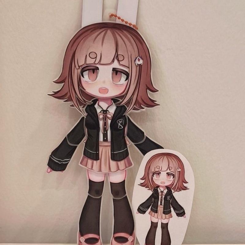 弹丸论破七海千秋材料包工具成品DIY可动纸片人塑封防水素材图纸