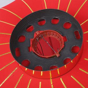 欢度春节绒布大红灯笼春节绸缎灯笼植绒红灯笼广告装饰街道灯笼