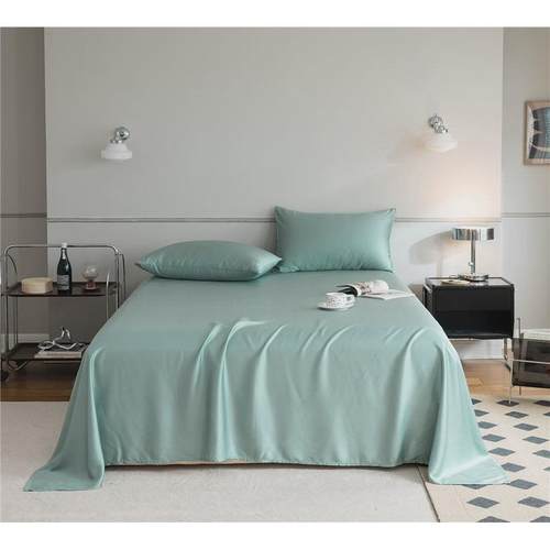 60支天丝床笠单件冰丝裸睡夏季薄款床单防滑固定床罩保护套纯色