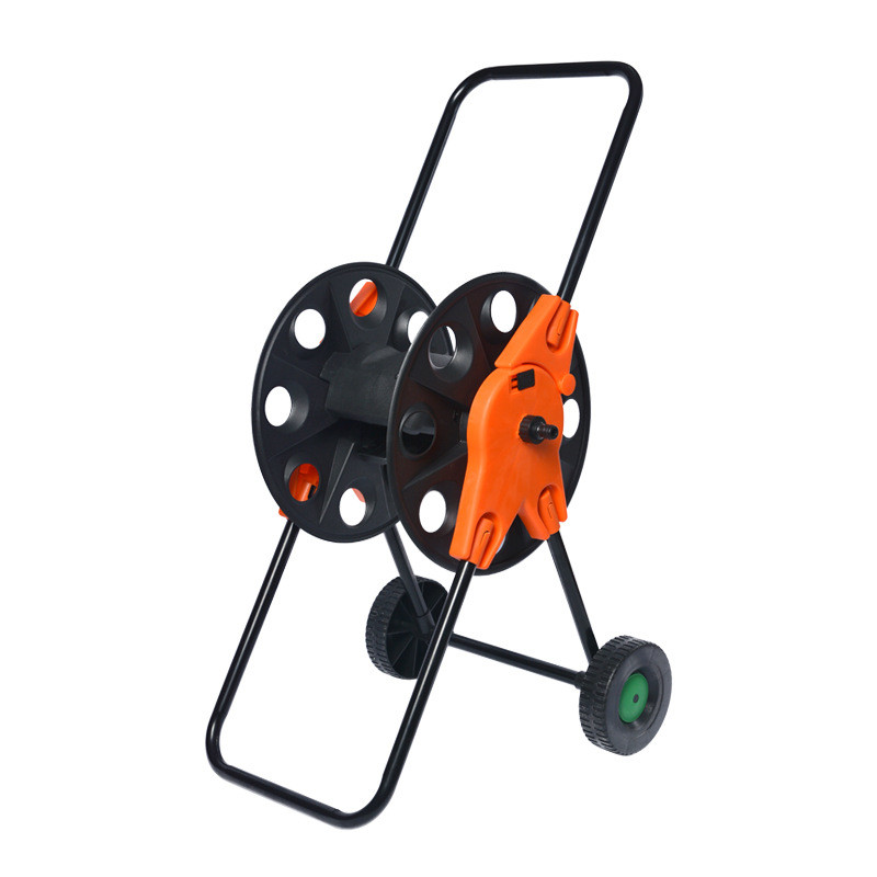 家用水管水管车60米带轮花园卷管器手推式水管车折叠收纳架