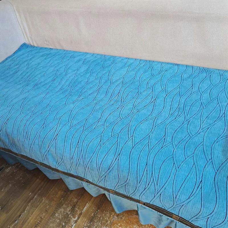 客厅整套轻奢沙发垫全包秋冬感北欧风带裙边简约沙发床垫套罩