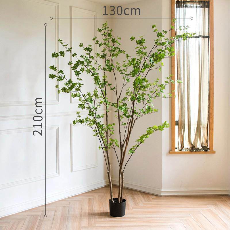 花叶龟背竹树仿真绿植盆栽室内橱窗落地植物绿植假装饰摆件