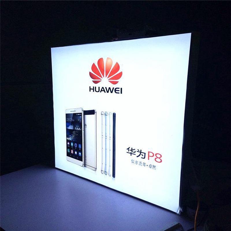 厂家直销商场室内户外uv软膜灯箱制作led无边框卡布广告灯箱