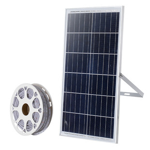 工程款太阳能rgb灯带低压遥控户外照树灯带硅胶灯条led灯带批发