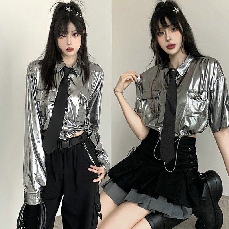 高货速发新款女团打歌服爵士舞演出服韩舞嘻哈JAZZ表演服街舞炫酷