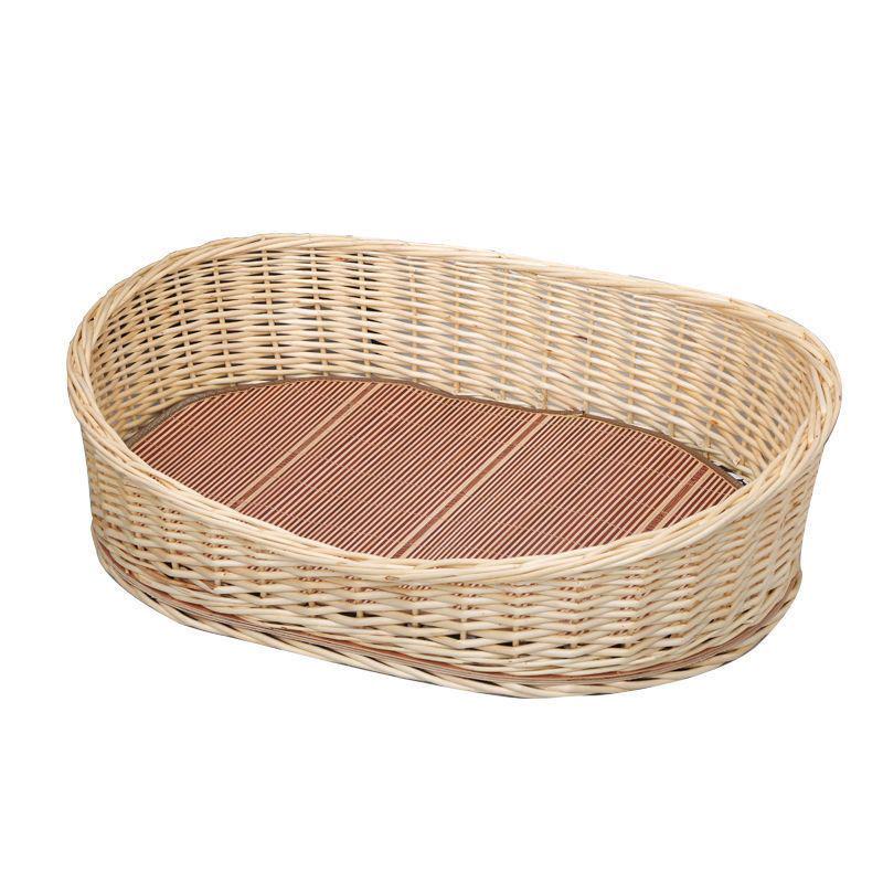 狗窝藤编四季通用狗床宠物窝大中编织窝猫床柳条小型犬宠物床