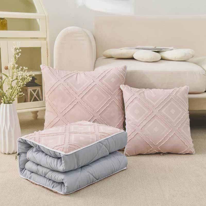 抱枕毯子车内被子两用夏季新款女生夏凉被沙发折叠车载午睡可机洗,居家布艺,靠垫/抱枕,淘宝优惠券,粉丝福利购,淘宝优惠卷
