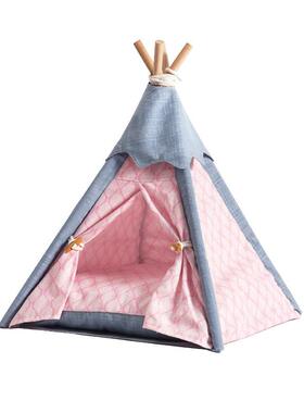 bloblo/啵拉啵拉小型犬帐篷户外狗床猫窝四季宠物可拆洗