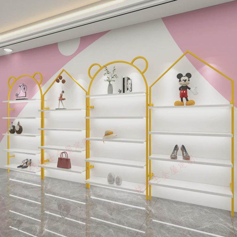 YQ鞋店展示架童鞋店货架商场带灯货柜包包店展示架开店的鞋架装修,住宅家具,鞋架,淘宝优惠券,粉丝福利购,淘宝优惠卷